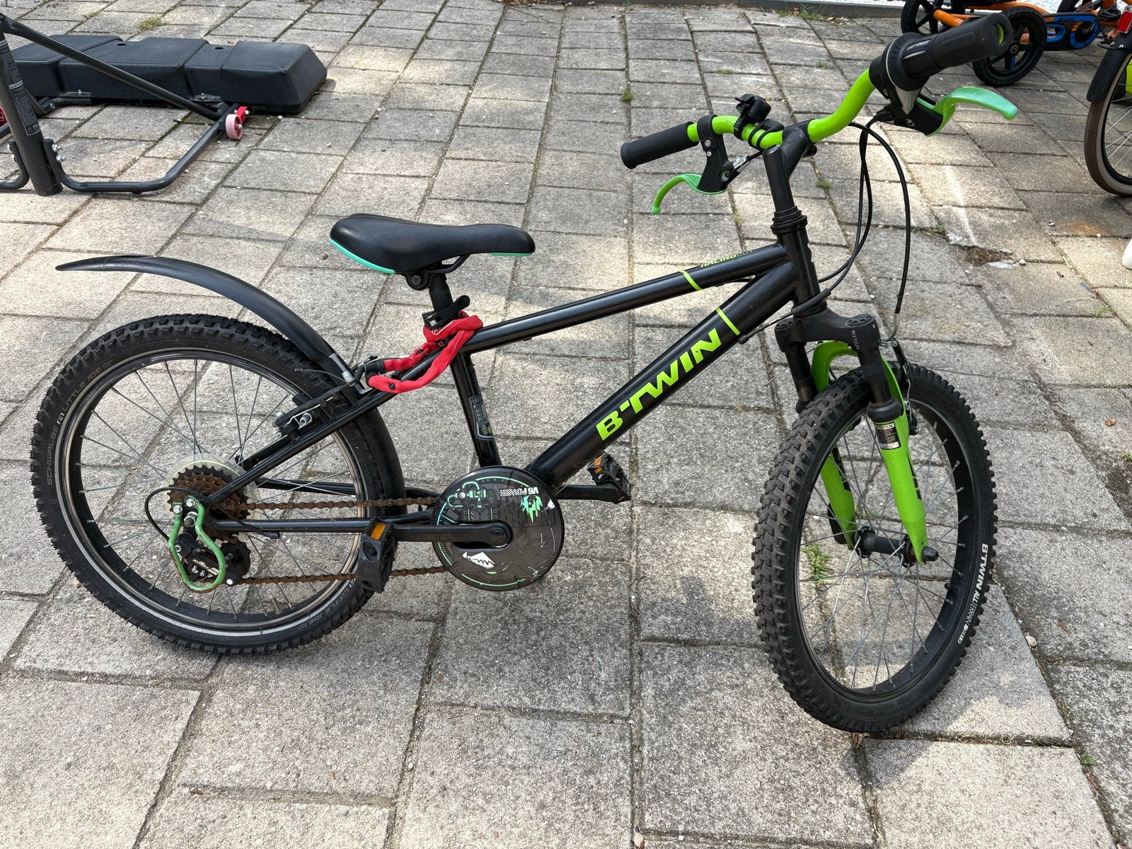 B'twin 20 inch kinderfiets met versnellingen., Fietsen en Brommers, Fietsen | Kinderfietsjes, Ophalen, Gebruikt, 20 inch of meer