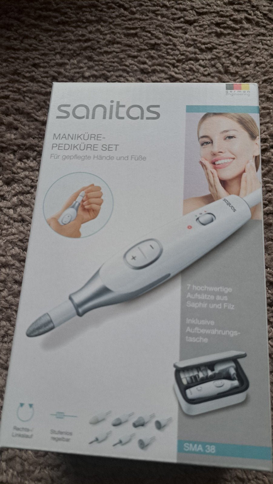 Sanitas Manicure-/Pedicureset SMA 38, Ophalen, Nieuw, Hand- en Voetverzorging