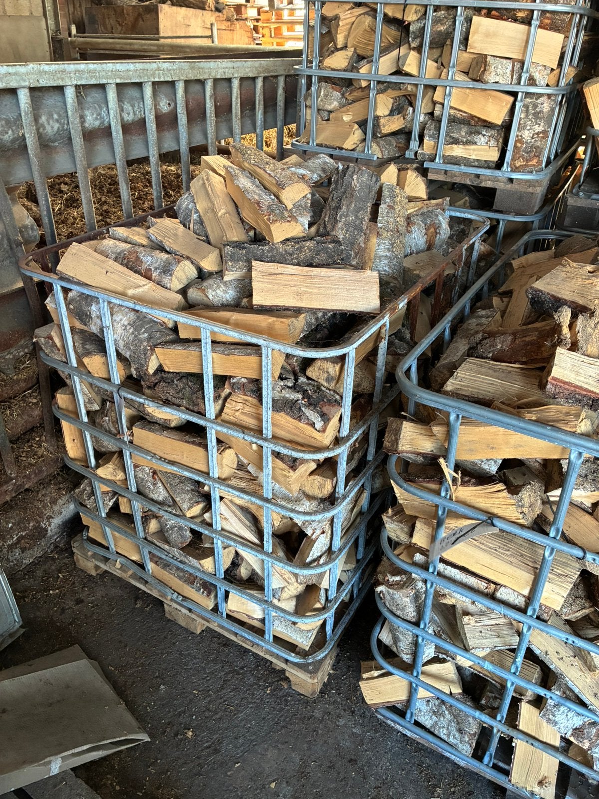 Droog berken haardhout, 3 tot 6 m³, Ophalen
