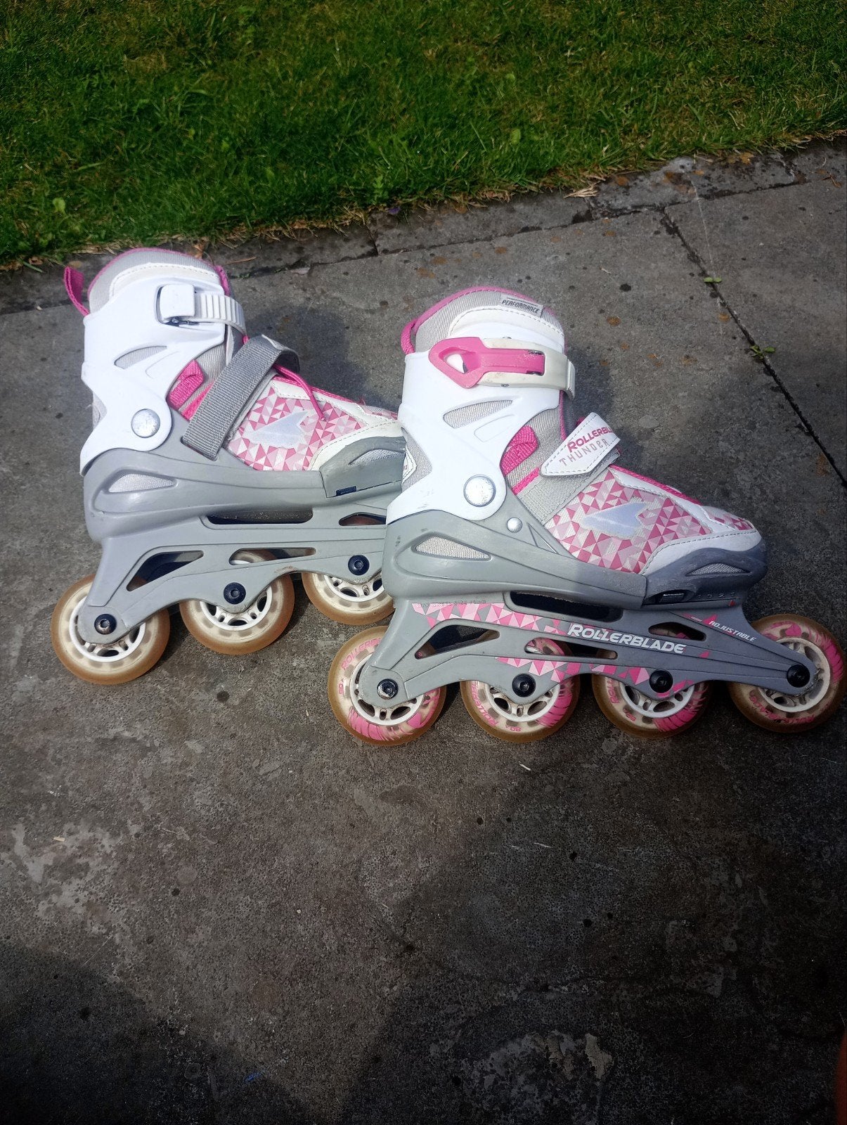 Verstelbare Rollerblade Thunder rolschaatsen, maat 29-33, Kinderen en Baby's, Ophalen, Verstelbaar, Gebruikt, Kinderen
