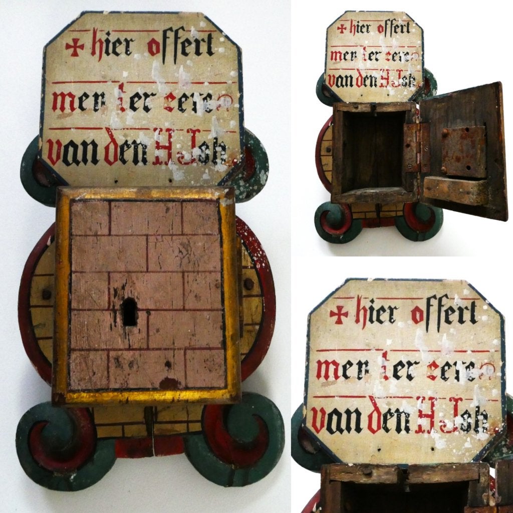 Offerblok collectebus  H. Johannes van Wivina klooster, Ophalen of Verzenden