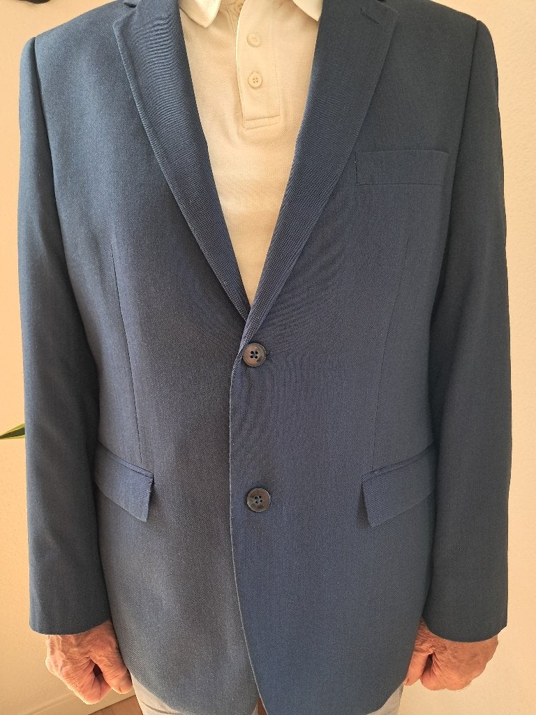 COLBERT mt. 52. Donkerblauw, Kleding | Heren, Kostuums en Colberts, Ophalen, Maat 52/54 (L), Blauw, C&A
