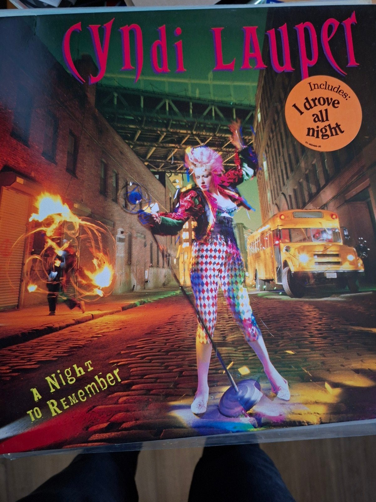 Cyndi Lauper - A Night to Remember LP (1989), LP, Gebruikt, Pop, Ophalen of Verzenden