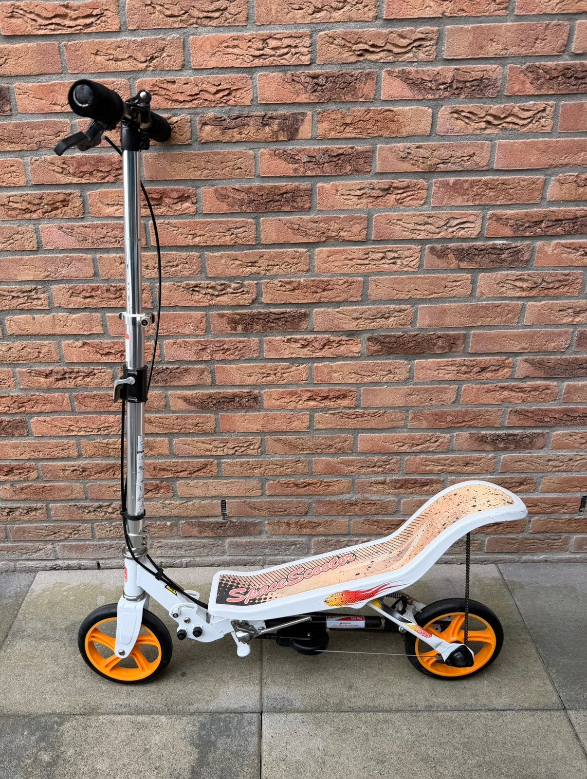 Wit / oranje spacescooter (groot model), Ophalen, Zo goed als nieuw, Overige typen