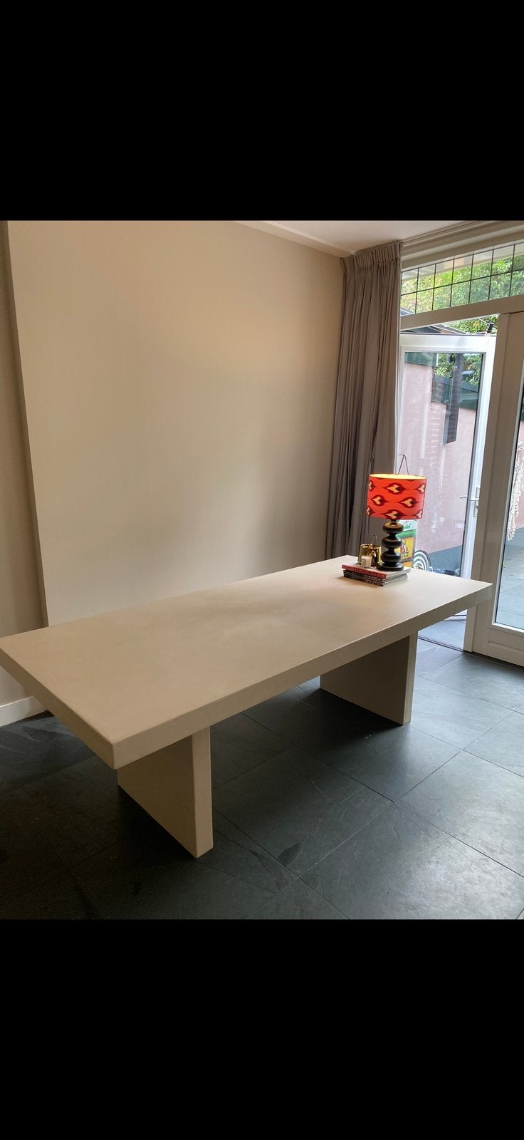 Beton cire tafel, Ophalen, 200 cm of meer, 50 tot 100 cm, Zo goed als nieuw