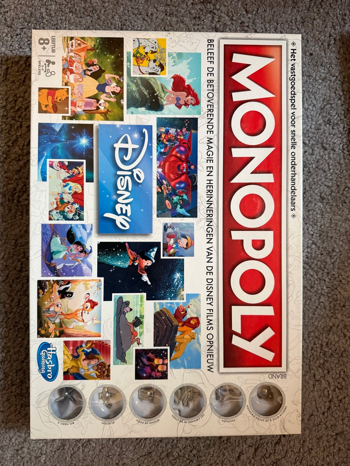 Disney Monopoly - Nieuw in doos, Hobby en Vrije tijd, Drie of vier spelers, Ophalen of Verzenden, Nieuw, Reisspel