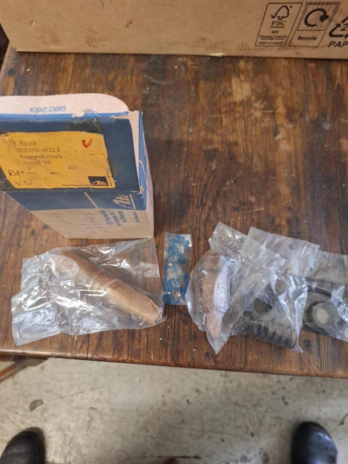 Revisieset hoofdremcilinder BMW E28 en VW LT ATE, Duitsland, Ate, Ate, Nieuw