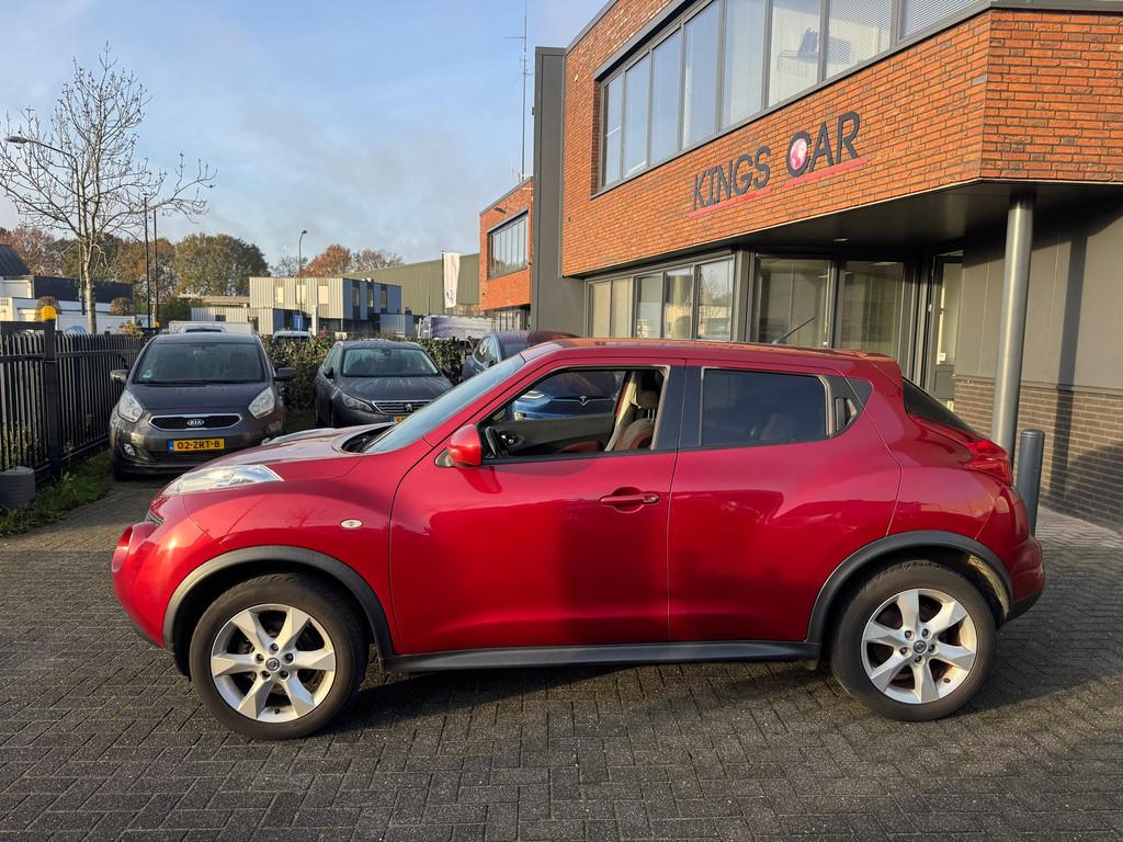 Nissan Juke 1.6 Acenta AUTOMAAT AIRCO CRUISE GOED ONDERHOUDE, Auto's, Nissan, Euro 5, 4 cilinders, 49 €/maand, SUV of Terreinwagen