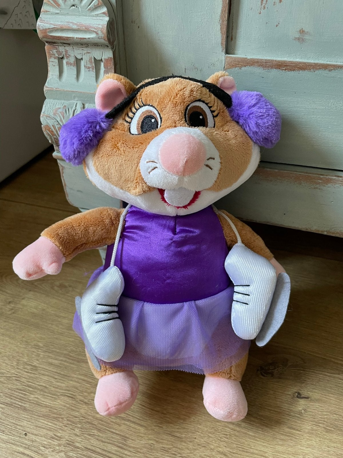 Hamster AH pluche schaatsster schaatsen olympische spelen, Ophalen of Verzenden, Zo goed als nieuw