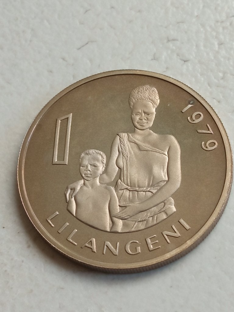 Swaziland 1 lilangeni 1979., Postzegels en Munten, Ophalen of Verzenden, Overige landen, Losse munt