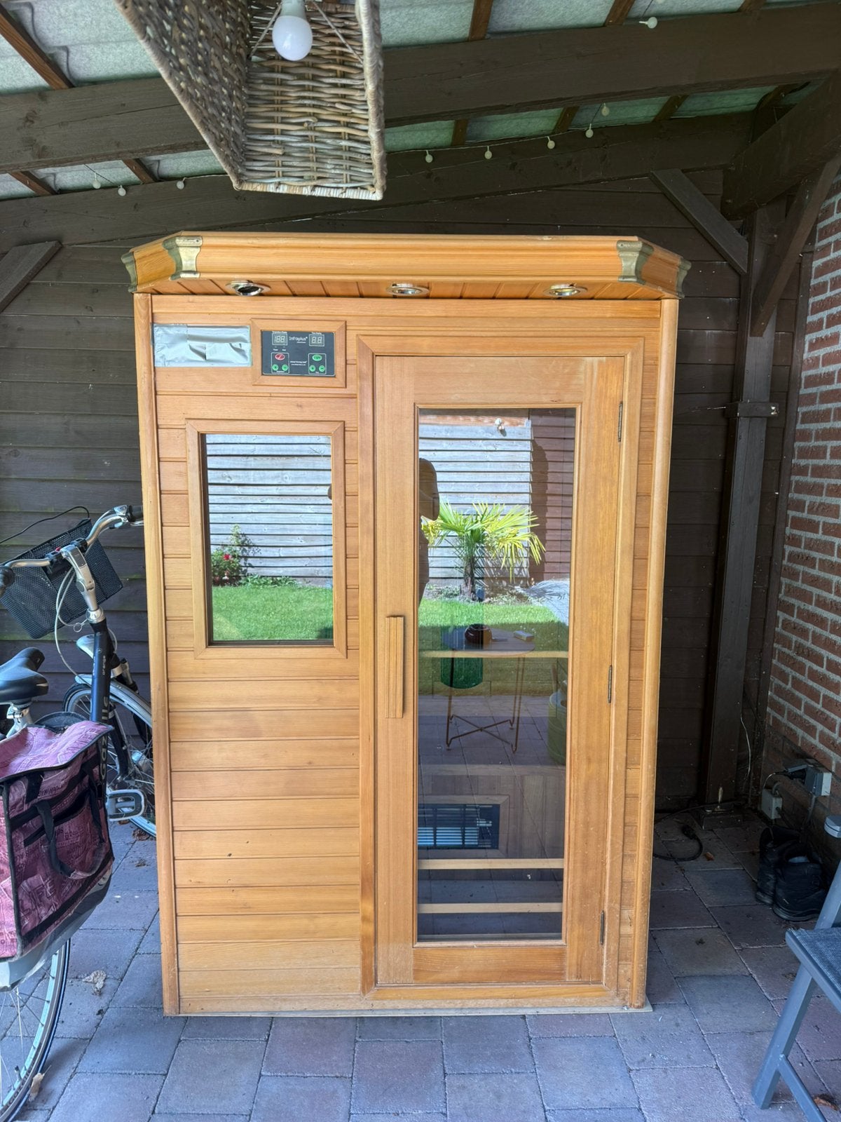 Infrarood sauna, Sport en Fitness, Sauna, Ophalen, Gebruikt, Infrarood, Complete sauna