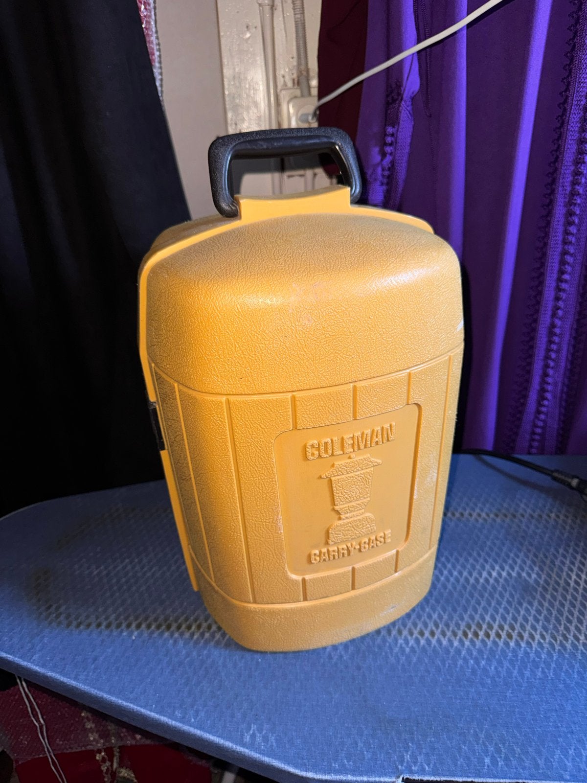 Vintage Coleman Lantaarn met Draagkoffer, Caravans en Kamperen, Kampeeraccessoires, Ophalen, Gebruikt