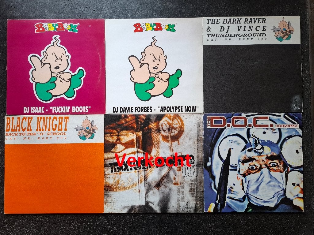 Hardcore/Gabber vinyl (periode 90's / 00's) losse verkoop, LP, Gebruikt, Ophalen of Verzenden, Elektronisch