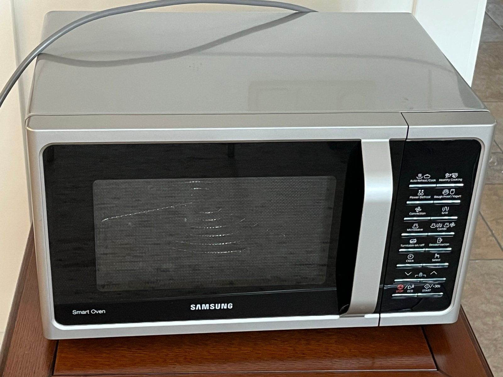 Samsung Smart Oven Combimagnetron MC28H5015, Ophalen, Combimagnetron, Grill, Zo goed als nieuw