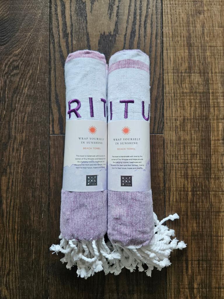 Rituals strandhanddoeken/hammamdoeken - Nieuw met label, Verzenden, Nieuw, Handdoek