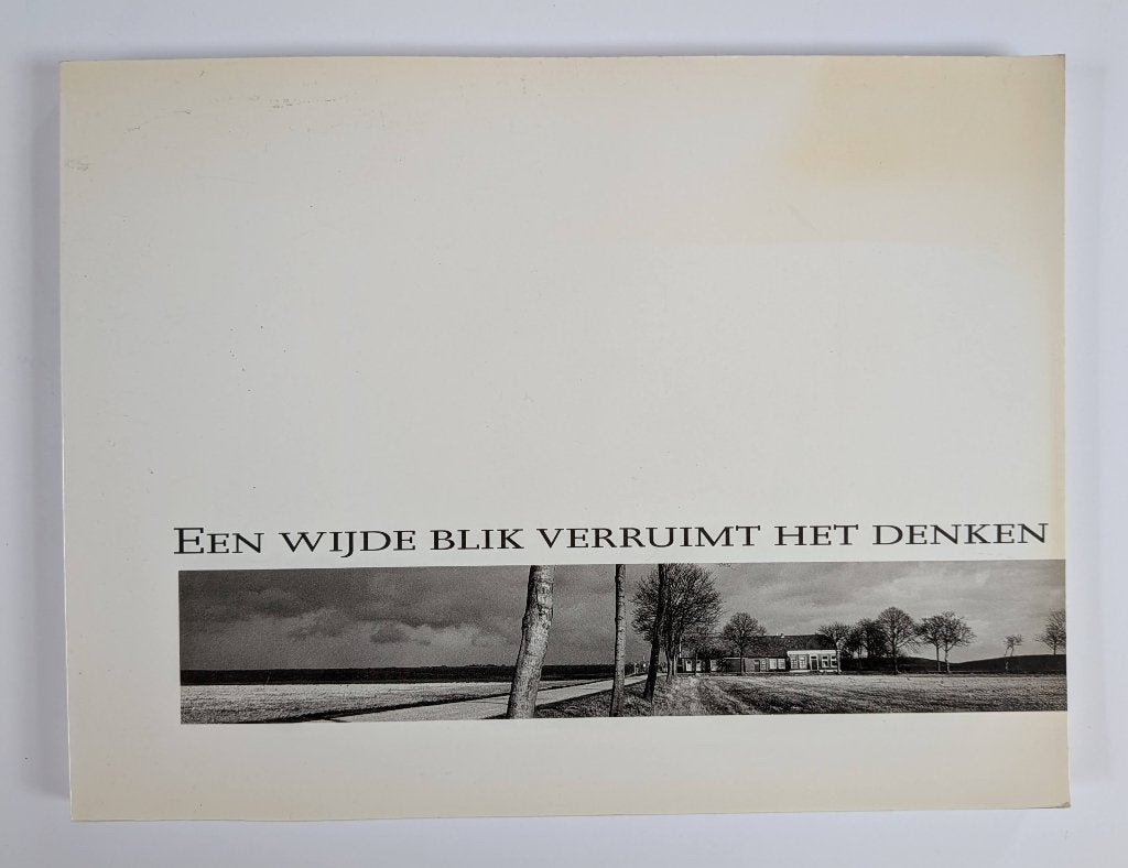 Een wijde blik verruimt het denken, Gelezen, Fotografie algemeen, Ophalen of Verzenden, Eddie Marsman
