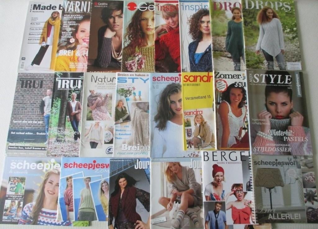 Breiboeken,breien,haken,Scheepjes,Yarnie,Mijn Style,Phildar, Verzenden, Zo goed als nieuw, Breien of Haken, Patroon of Boek