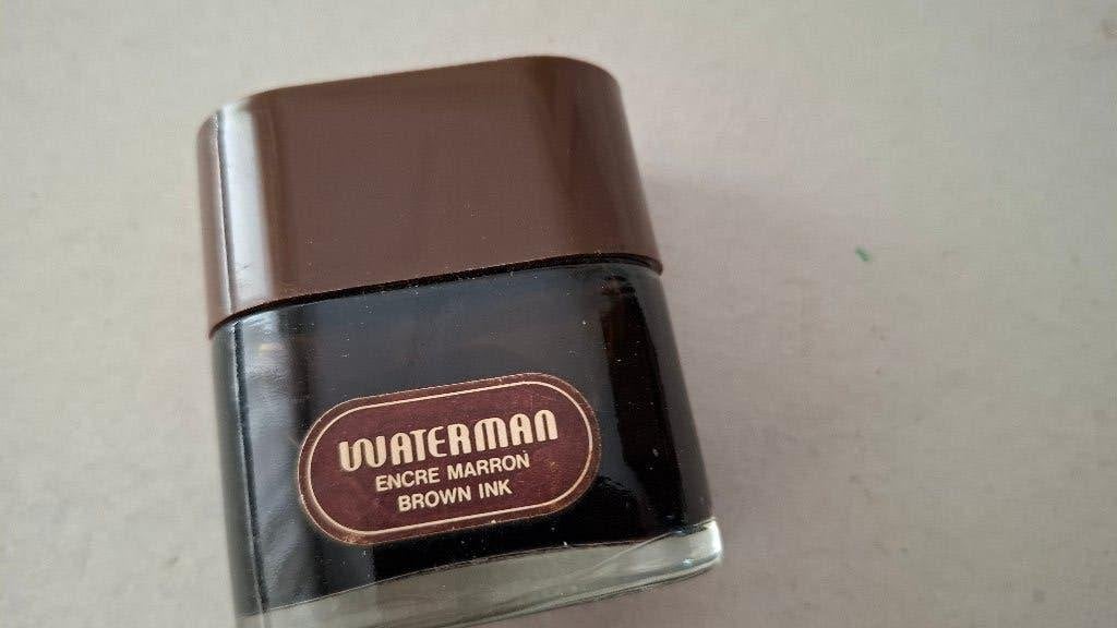 vintage Waterman inkt bruin, Ophalen of Verzenden, Zo goed als nieuw