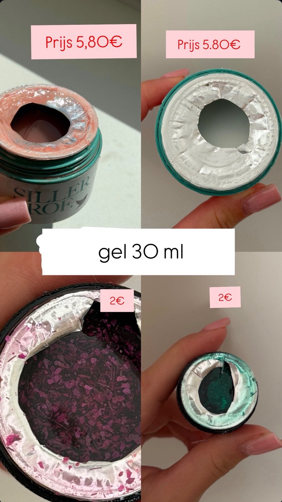 Gellakken, base coats en nagelgels, Ophalen of Verzenden, Zo goed als nieuw, Frame of Mal