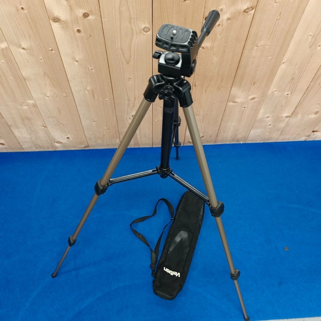 Velbon CS 300 Camerastatief met tas - Tripod tot 145cm -Zgan, Flex Ltd., Zo goed als nieuw, https://flex.com/contact-us, Nobelstraat 10, 5807 GA Oostrum LB, Limburg, Nederland