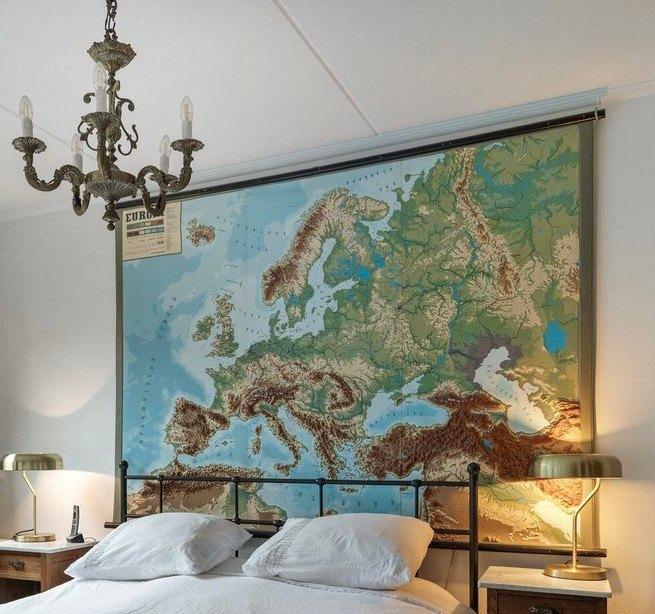 Europese landkaart met relief, Ophalen, Europa Overig, 1800 tot 2000, Landkaart