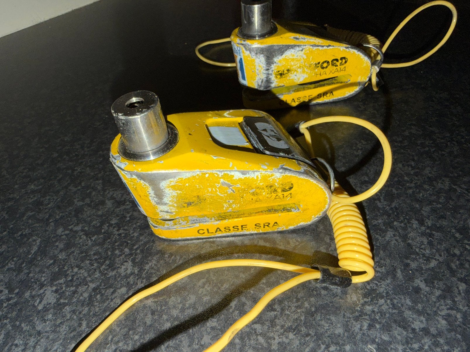 Oxford sloten met alarm, Motoren, Accessoires | Sloten, Ophalen of Verzenden, Gebruikt