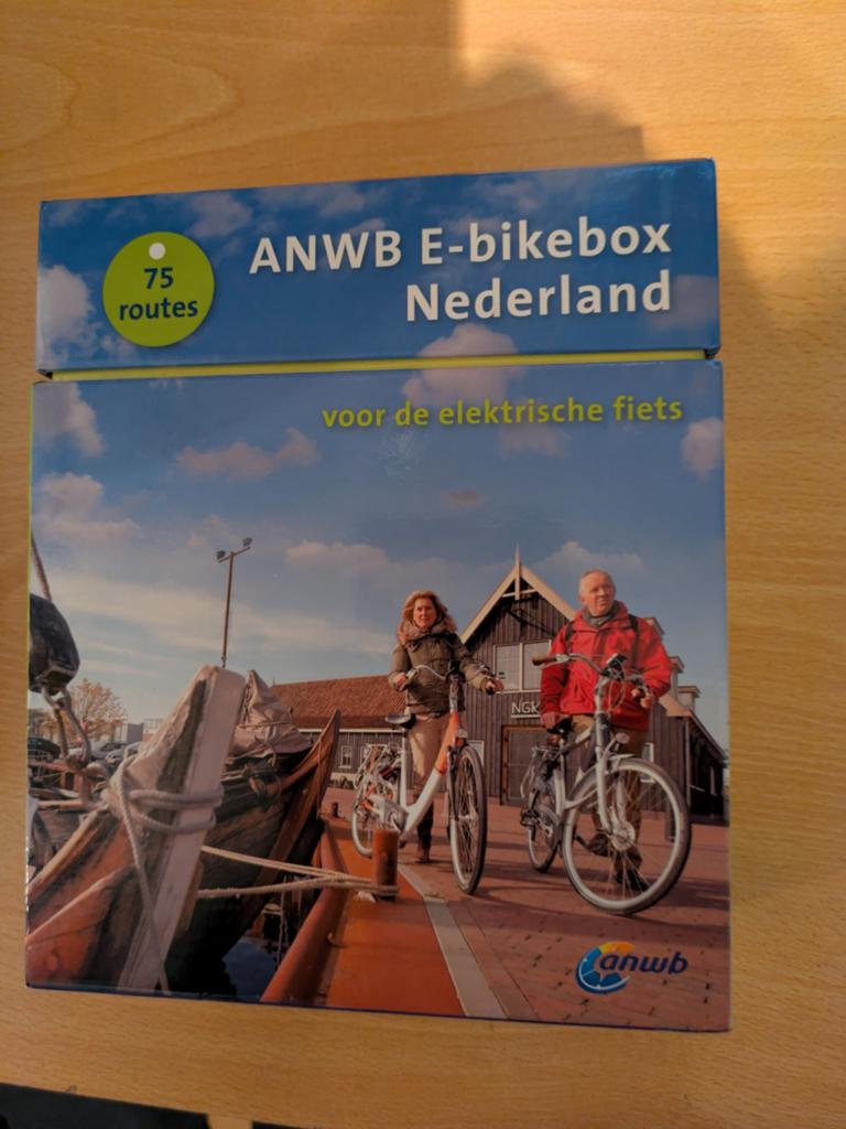 ANWB E-bikebox Nederland, Ophalen, Fiets- of Wandelgids, Europa, Zo goed als nieuw