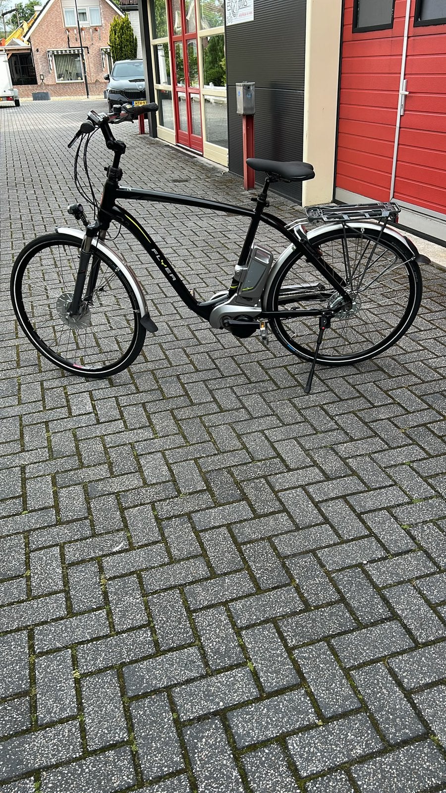 Nette flyer elektrische herenfiets 36v middenmotor, Ophalen of Verzenden, Zo goed als nieuw, 50 km per accu of meer, Overige merken