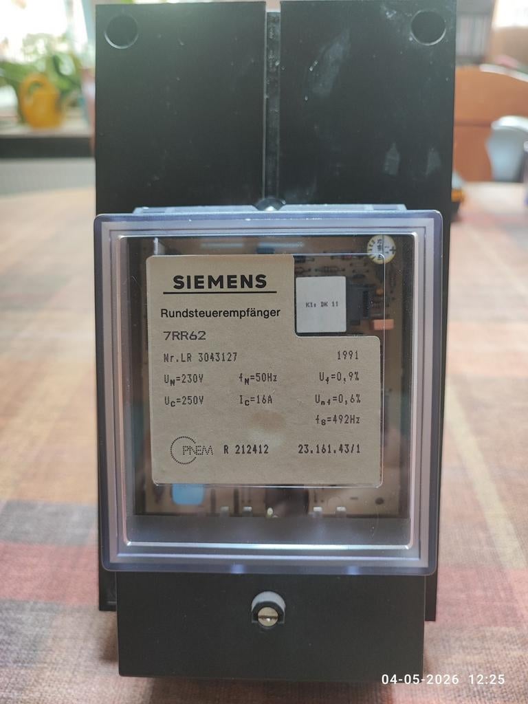 Siemens Rundsteuerempfänger 7RR62, Ophalen of Verzenden, Zo goed als nieuw, Overige typen