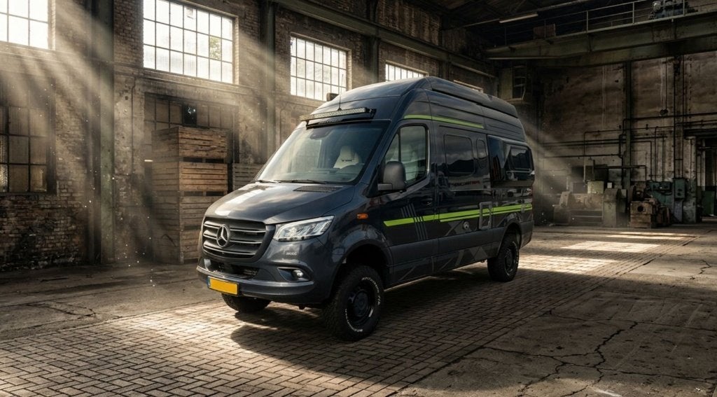 Hymer Grand Canyon S 4x4 Crossover 2025, Chemisch toilet, Buscamper of Camperbus, Luifel, Bedrijf