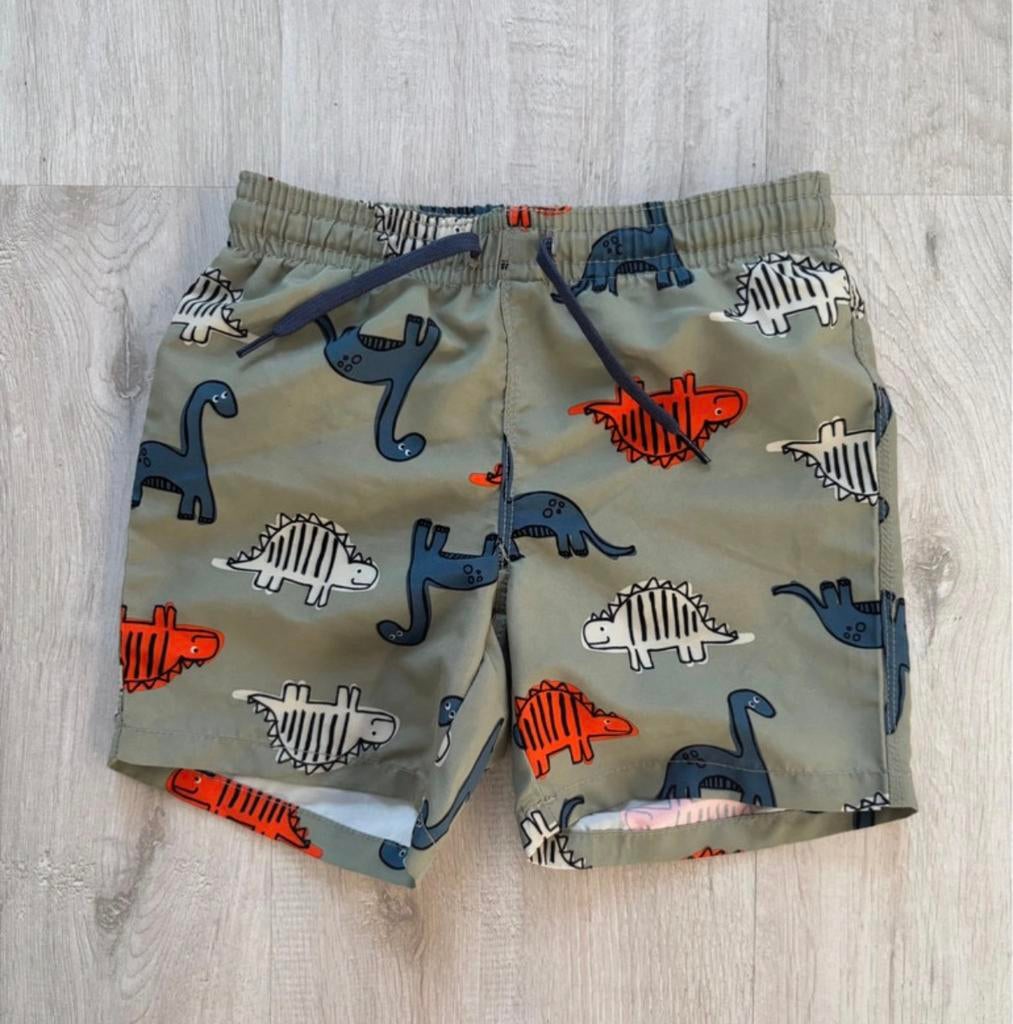 Hema dino zwembroek lichtgroene zwemshot dinosaurus 92, Ophalen of Verzenden, Zo goed als nieuw, Jongen of Meisje, Sport- of Zwemkleding