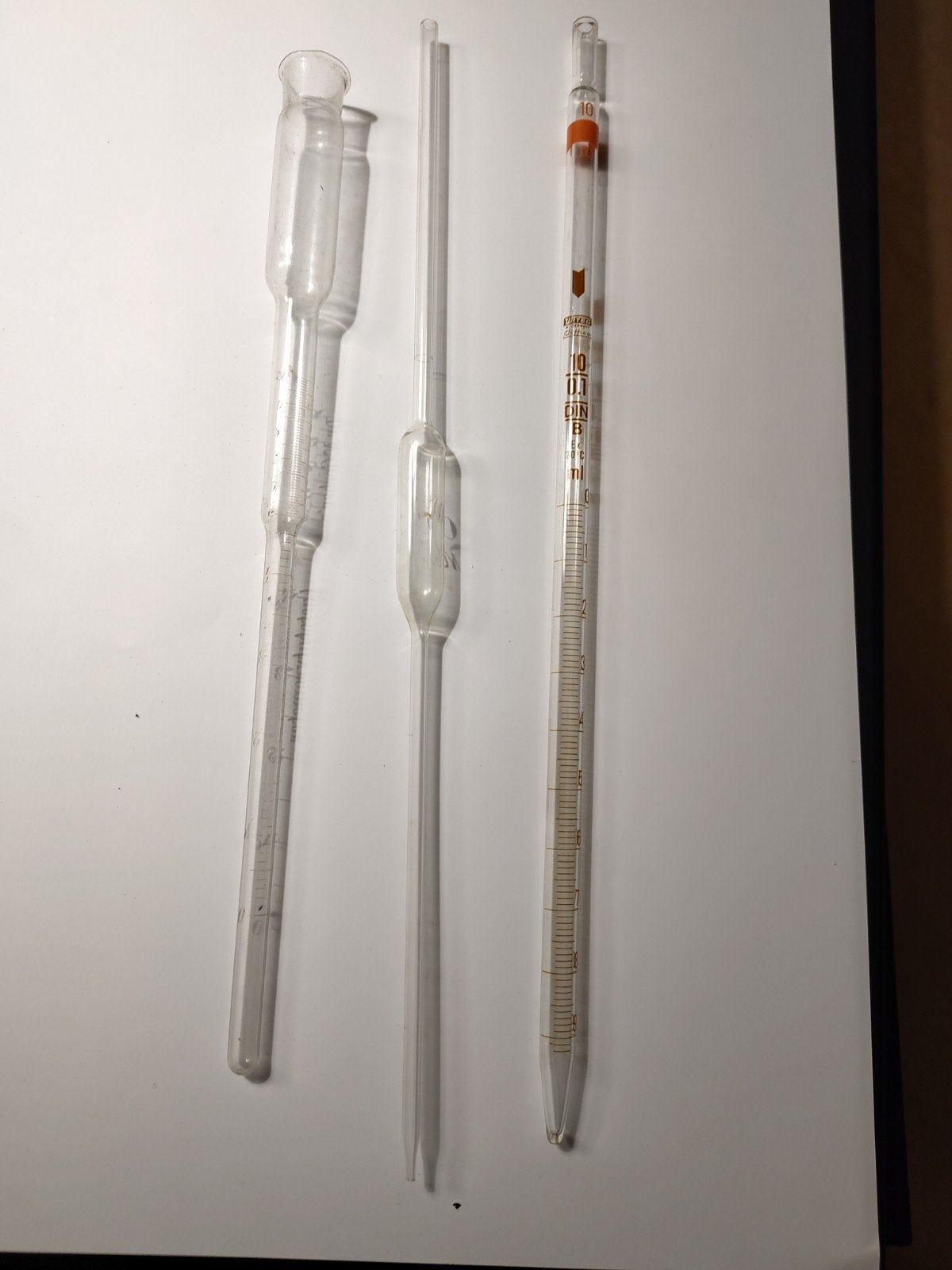 Set van 3 laboratoriumglaswerk, Antiek en Kunst, Ophalen of Verzenden