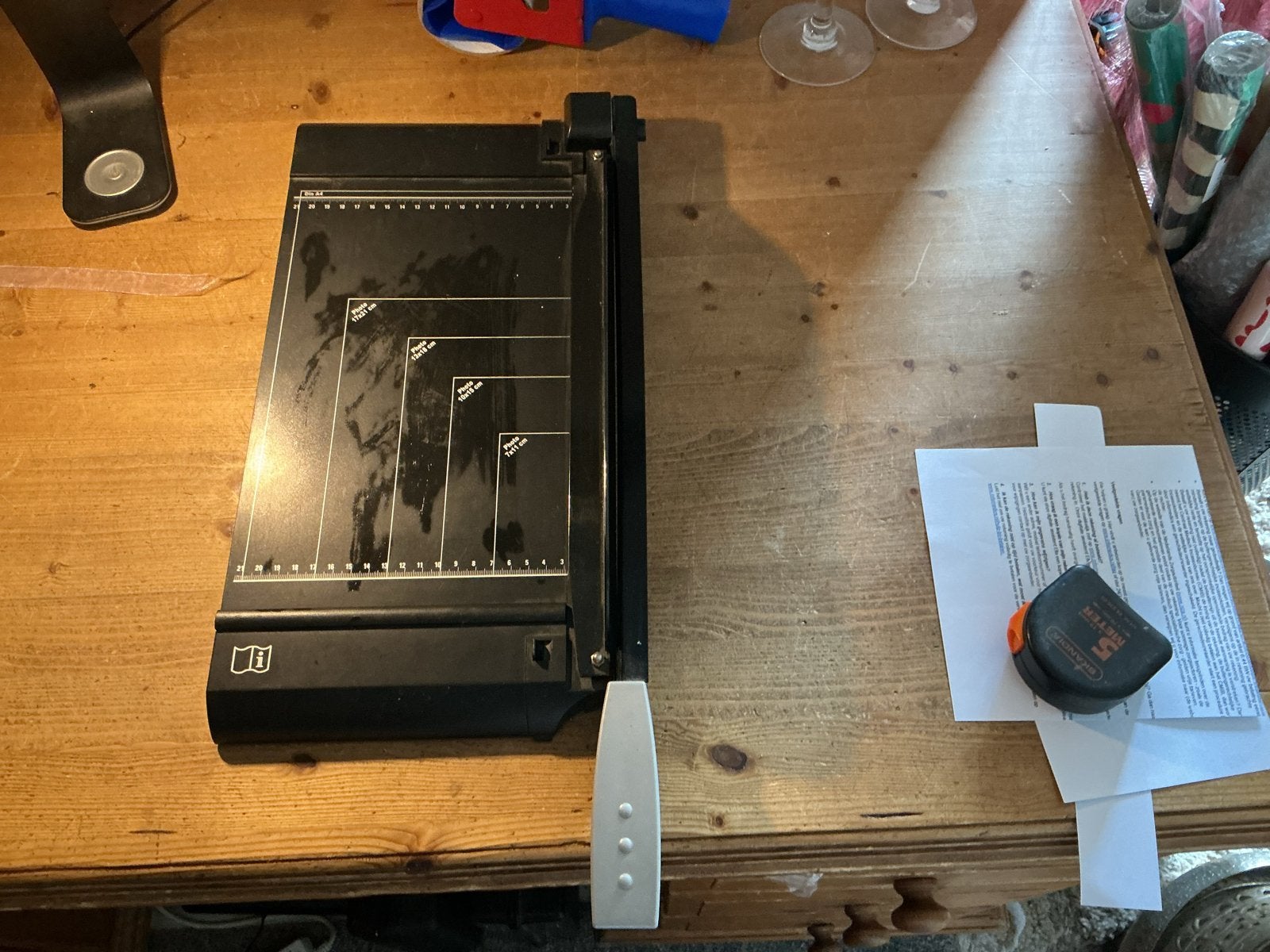 Rolsnijmachine voor papier en foto's, Hobby en Vrije tijd, Gebruikt, Overige thema's, Ophalen of Verzenden, Kunststof