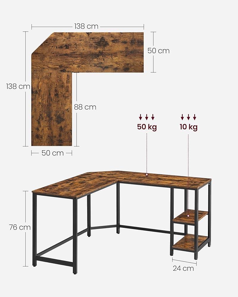 Zo goed als nieuwe hoekbureau met opbergruimte, Ophalen, Opbergruimte, Spaanplaat of MDF, Hoekbureau