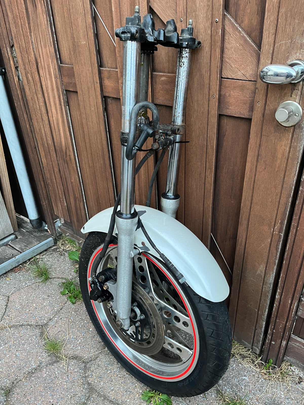 Onderdelen Honda GL500 - CX500 (uitlaten, zadel, spiegels, e, Ophalen of Verzenden, Gebruikt