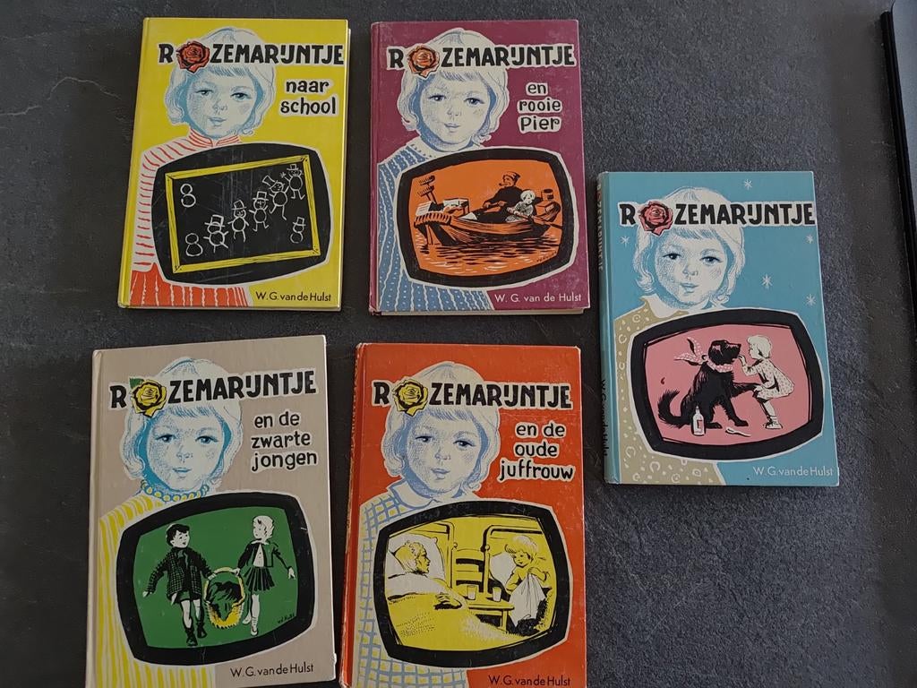 Rozemarijntje serie van W.G. van der Hulst (5 boeken), Ophalen of Verzenden