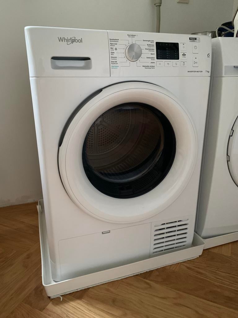 Whirlpool warmtepomp wasdroger weinig gebruikt, Witgoed en Apparatuur, Wasdrogers, 6 tot 8 kg, Minder dan 85 cm, Ophalen of Verzenden