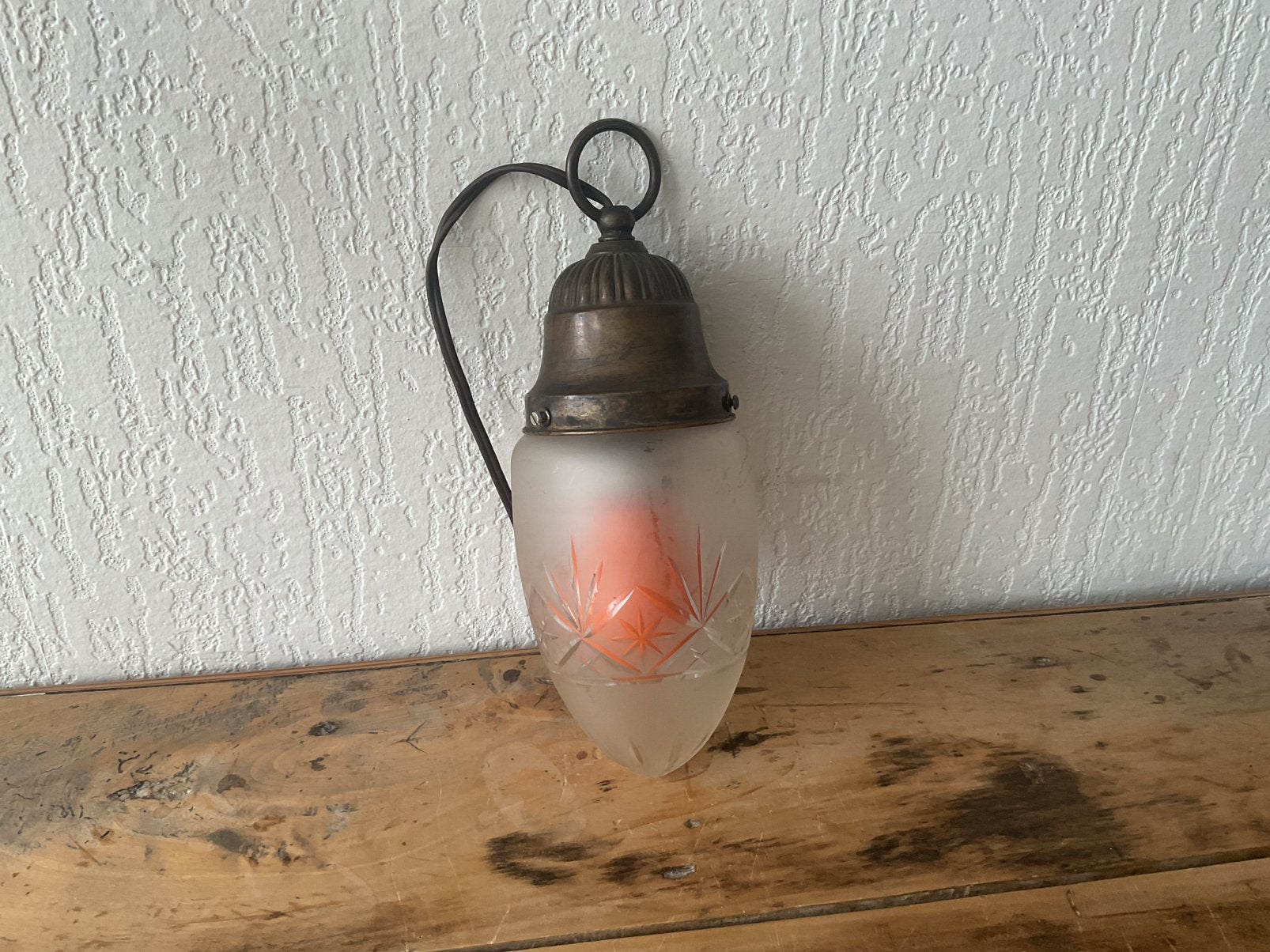 Antiek hanglampje, Ophalen of Verzenden