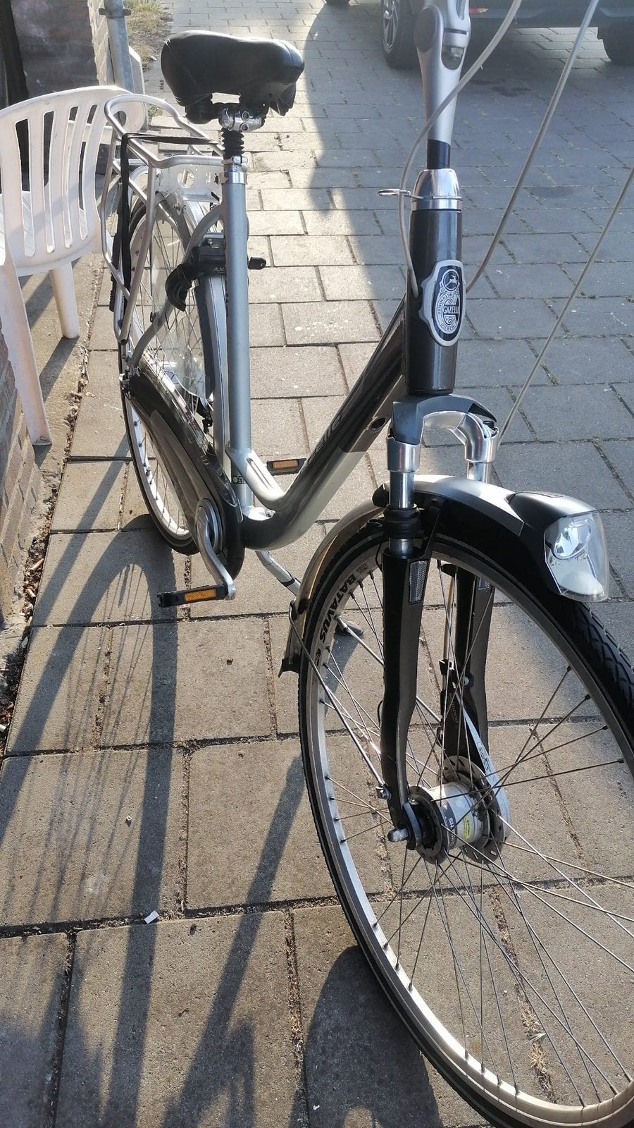 Gazelle fiets, Fietsen en Brommers, Ophalen, Gebruikt, Velgrem, Versnellingen