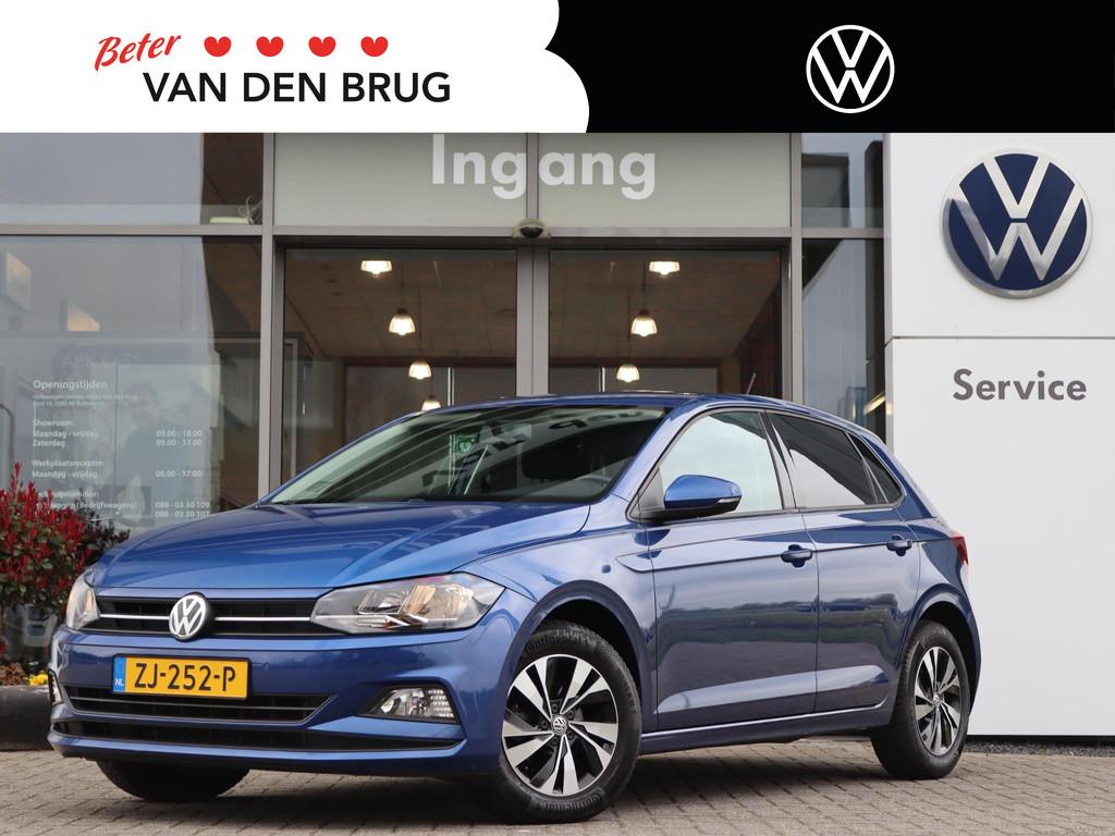Volkswagen Polo 1.0 TSI 95 pk Comfortline Business | App Con, Auto's, Volkswagen, Voorwielaandrijving, Stof, Blauw, Origineel Nederlands