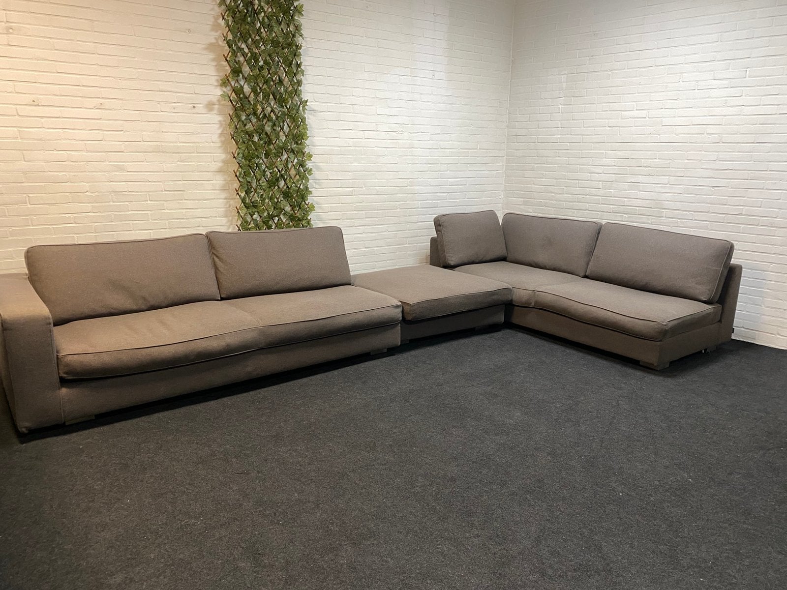 MINOTTI HILTON  hoekbank - Gratis Levering, Ophalen of Verzenden, Gebruikt, Vierpersoons of meer