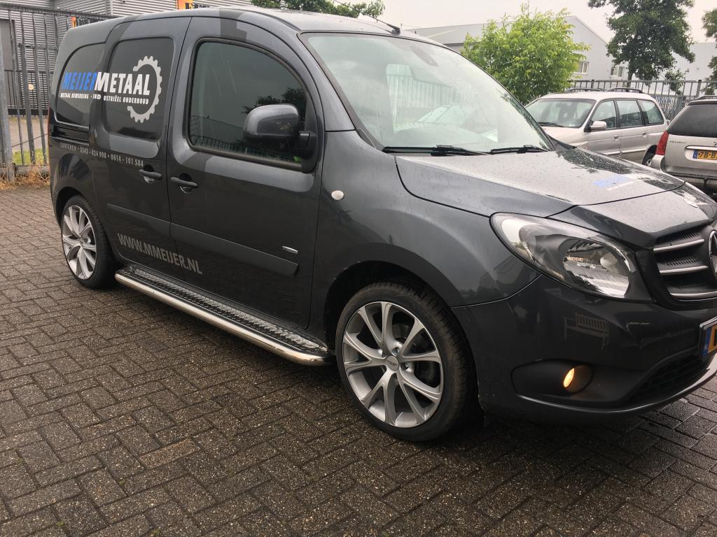 W415 Citan Sidebars met rvs traanplaat, Auto diversen, Tuning en Styling