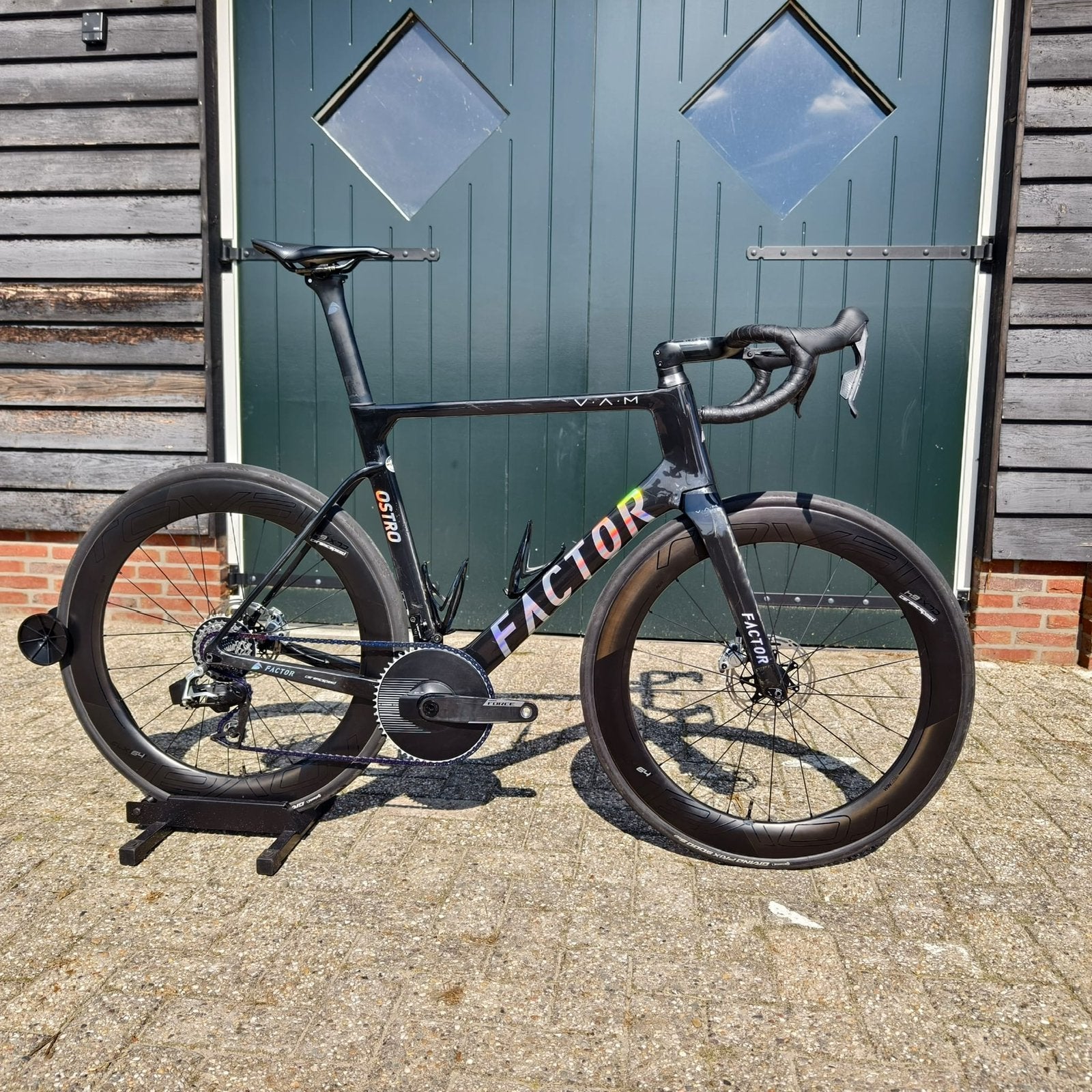 Factor Ostro Vam - Sram Red E1 - Powermeter - mt 58, Carbon, Zo goed als nieuw, 57 tot 61 cm, Meer dan 20 versnellingen
