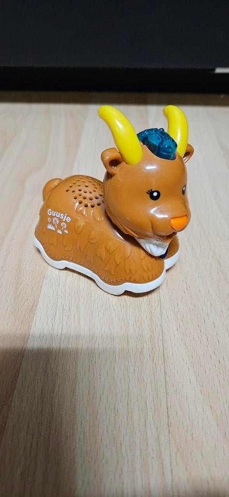 VTech Zoef Zoef Dieren - Geit Guusje, Ophalen of Verzenden, Zo goed als nieuw, 6 maanden tot 2 jaar