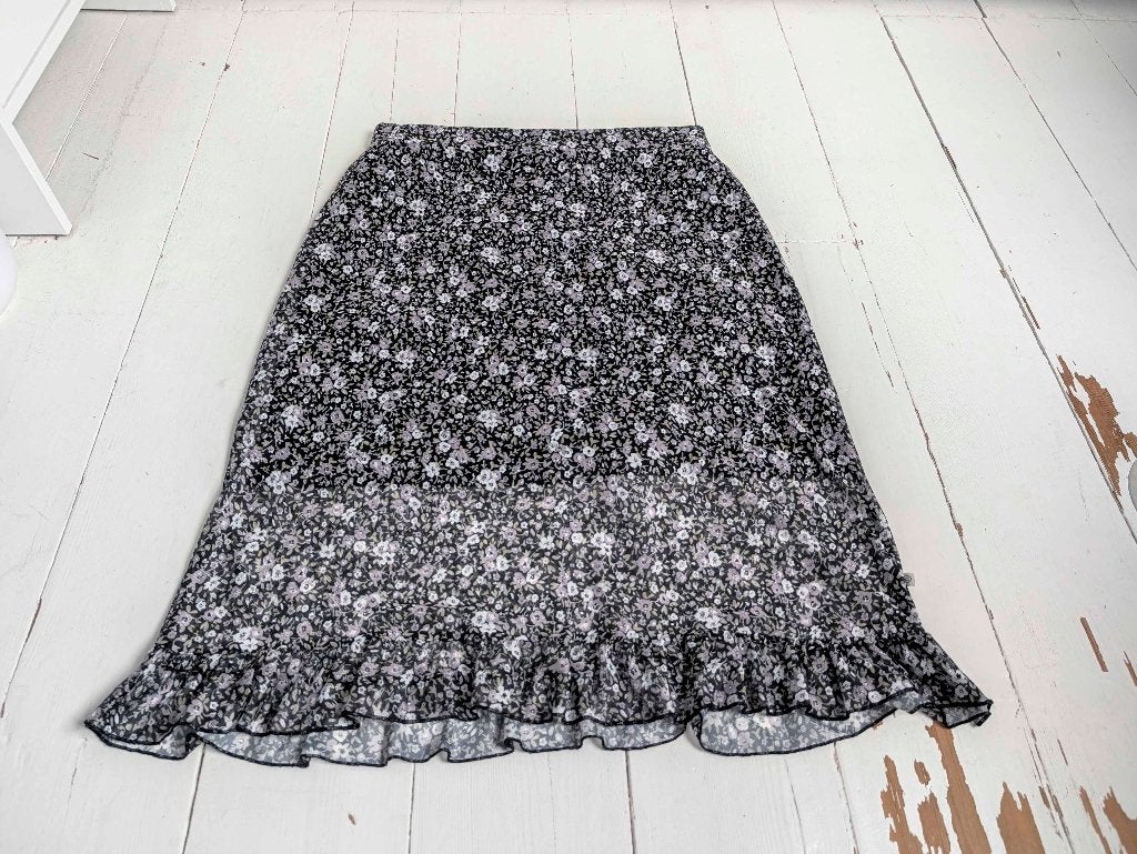 Midi rok met bloemenprint van Zusss, Kleding | Dames, Meerkleurig, Maat 46/48 (XL) of groter, Ophalen of Verzenden, Zo goed als nieuw