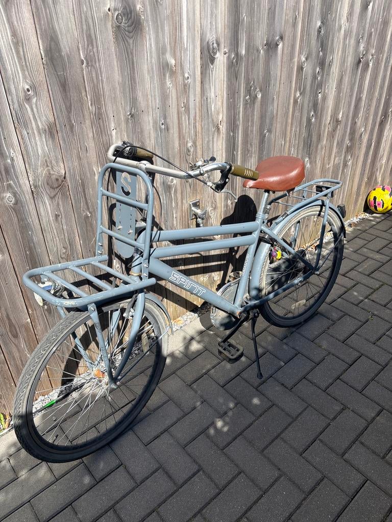 Spirit Cargo fiets - grijs, met voordrager, Ophalen, Gebruikt, 26 inch of meer, Versnellingen