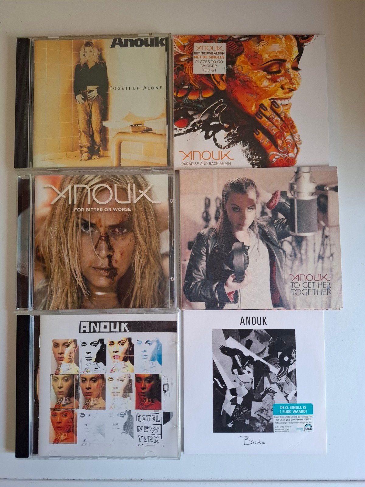 Anouk CD collectie: 5 albums, 1 single, Gebruikt, Pop, Inclusief doosje, Ophalen of Verzenden