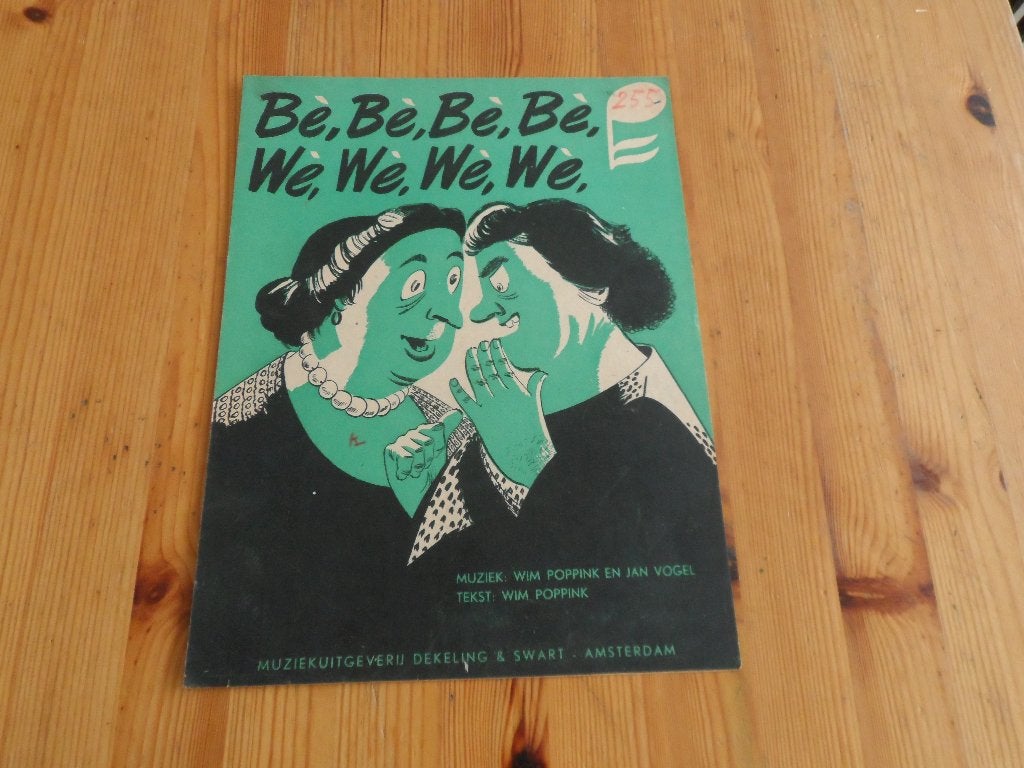 Be be be, we we we - poppink / vogel / parker, Gebruikt, Gitaar, Ophalen of Verzenden, Artiest of Componist