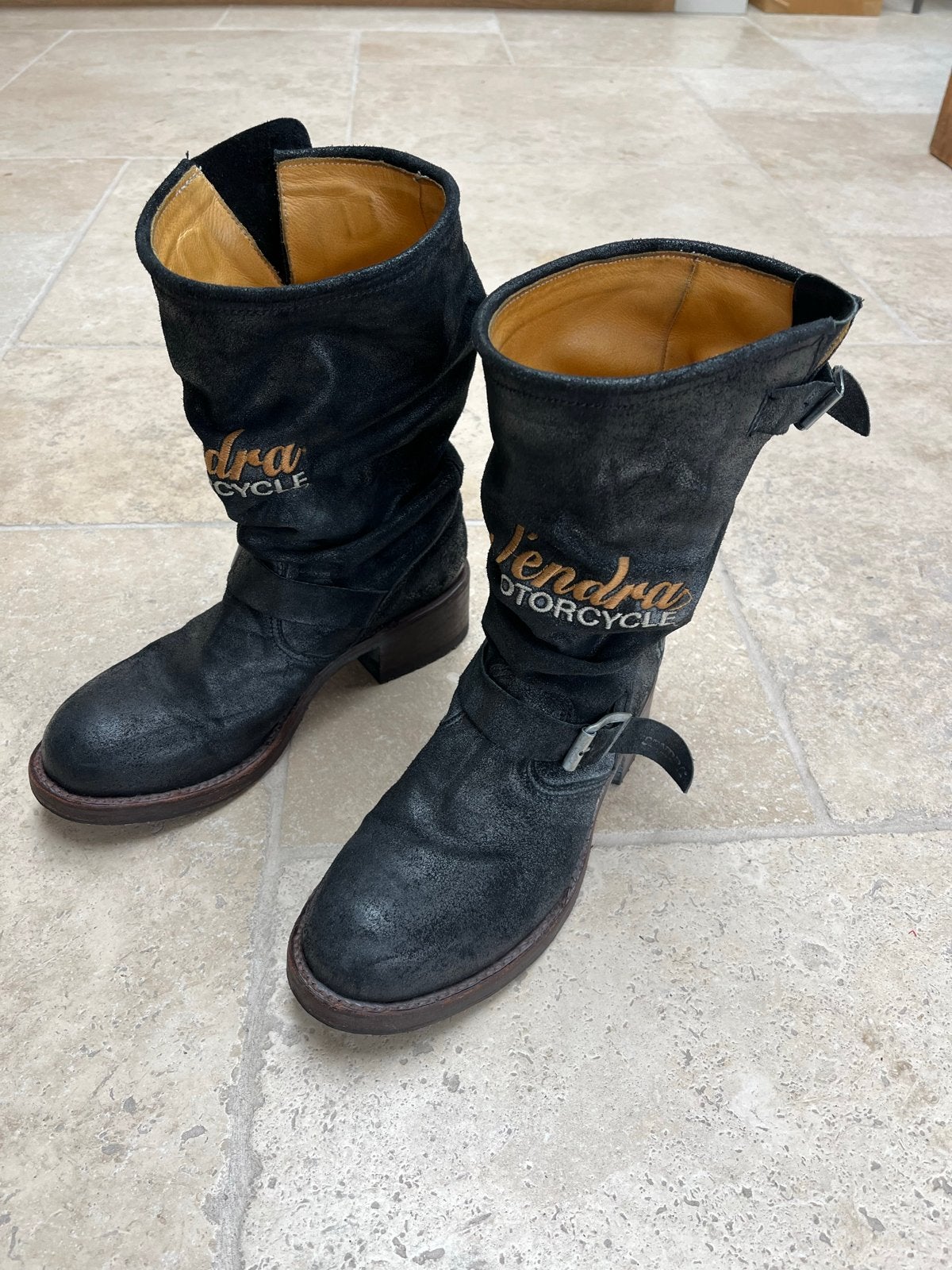 Zwarte Sendra Motorcycle Laarzen - Maat 42, Ophalen of Verzenden, Tweedehands, Laarzen