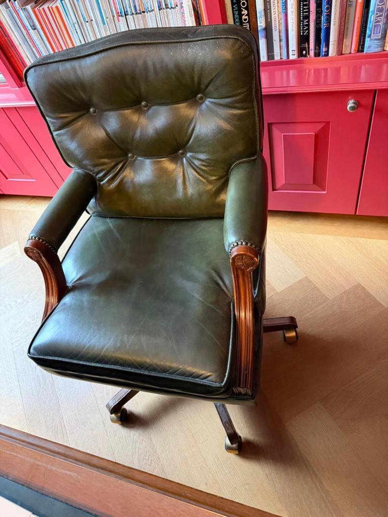 Bureaustoel, Antiek en Kunst, Antiek | Meubels | Stoelen en Banken, Ophalen